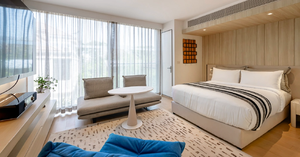 เฟอร์นิเจอร์ตกแต่งภายในคอนโดพร้อมเข้าอยู่ย่านสุขุมวิท