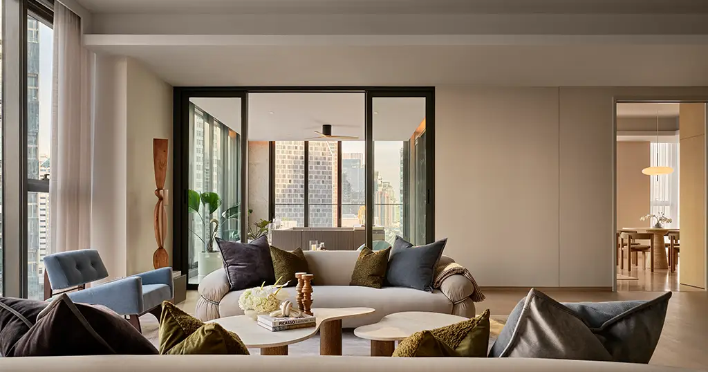 ภายในห้องพักของ Penthouse ทองหล่อ