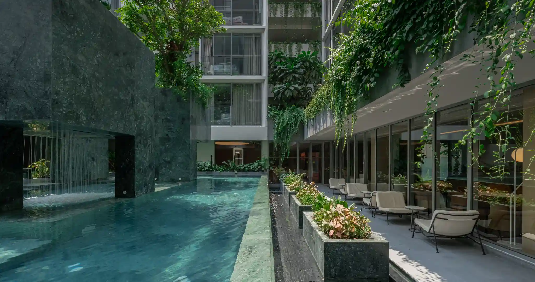 พื้นที่ส่วนกลางของคอนโดหรูสุขุมวิท SCOPE Promsri