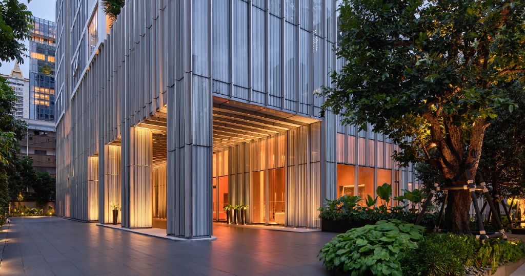 พื้นที่ส่วนกลางของคอนโดหรู สโคป หลังสวน